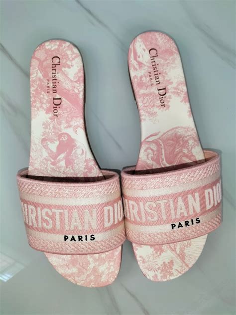 christian dior pink sandals|Christian Dior velcro sandals.